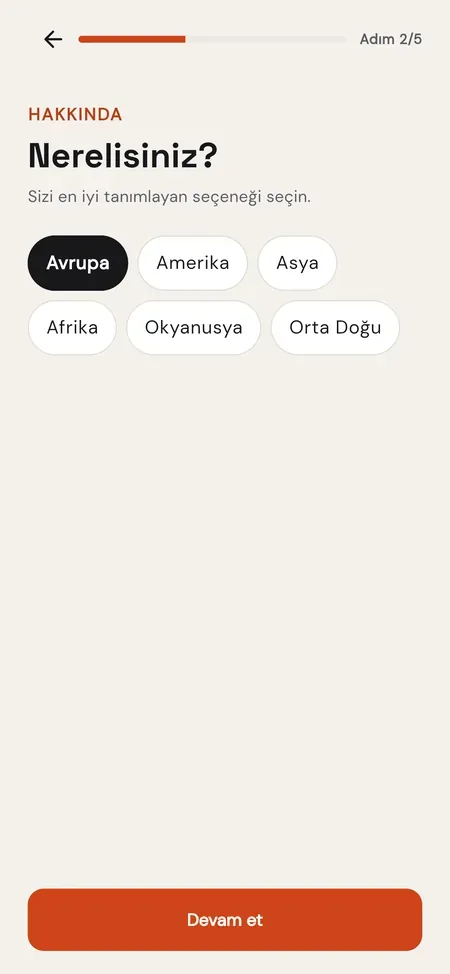 Adım 1 — Bölge